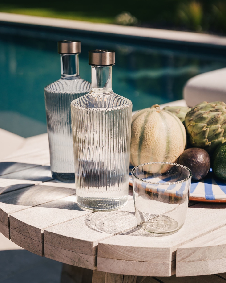 Glazen waterfles - White Haven