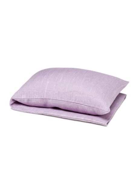 Zacht warmtekussen lila