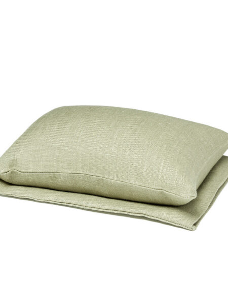 Zacht warmtekussen lichtgroen