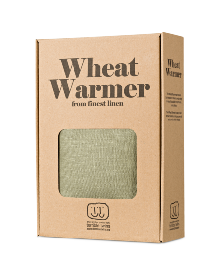 Zacht warmtekussen lichtgroen