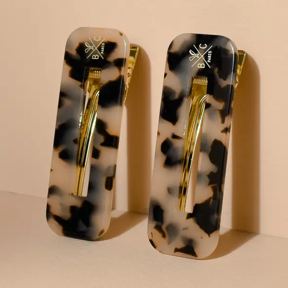 Haarspelden Tortoiseshell - set van 2