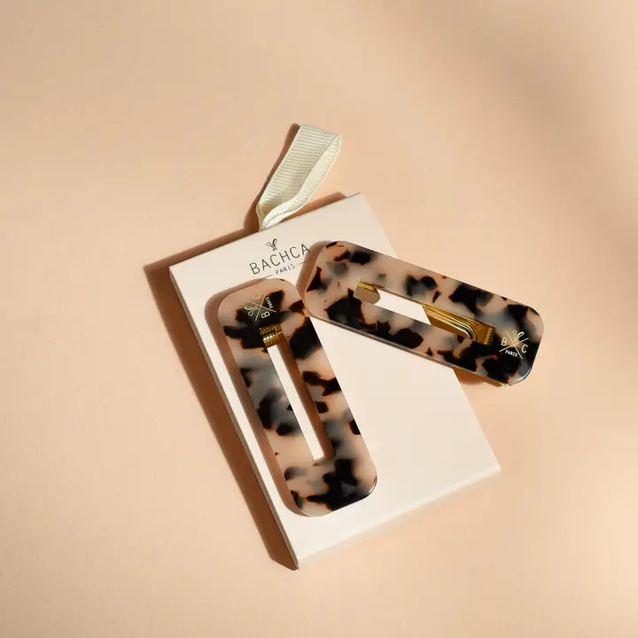 Haarspelden Tortoiseshell - set van 2