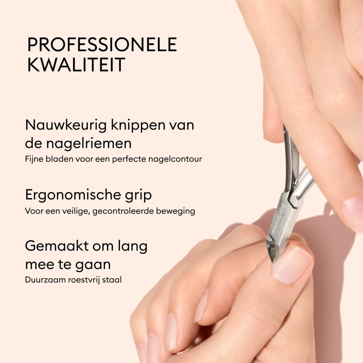 Nagelriem schaartje