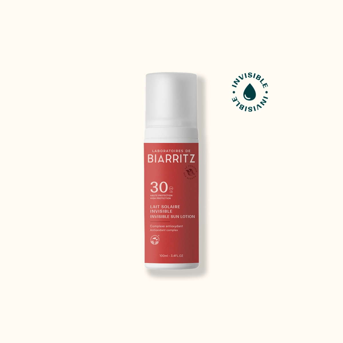 Lait solaire invisible SPF30