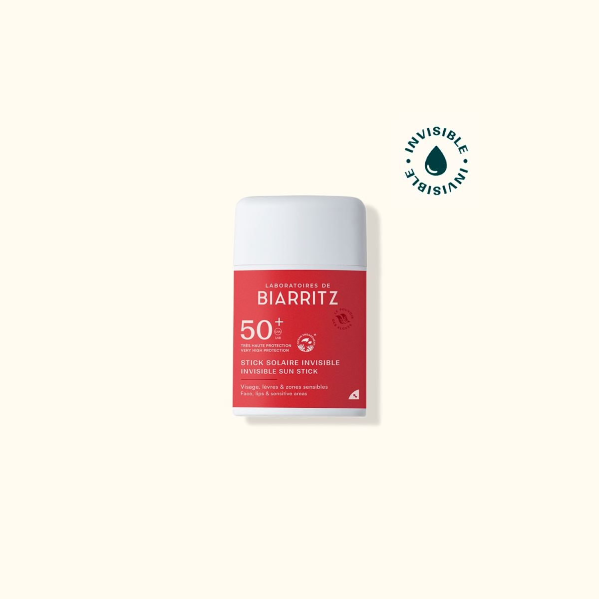 Stick solaire invisible SPF50+
